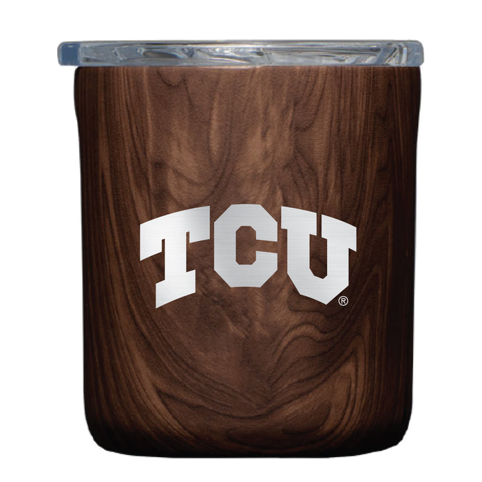 Corkcicle Insulated Buzz Cup Texas Christian University Horned Frogs Primary Logo