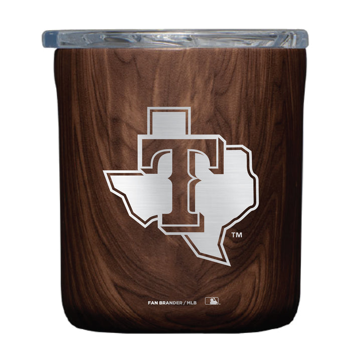 Corkcicle Insulated Buzz Cup with Texas Rangers Etched Secondary Logo