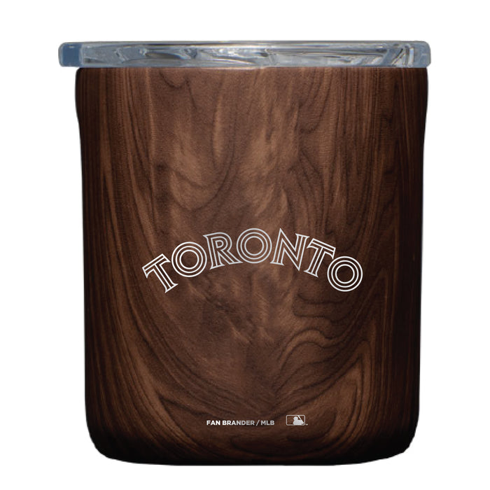 Corkcicle Insulated Buzz Cup with Toronto Blue Jays Etched Wordmark Logo