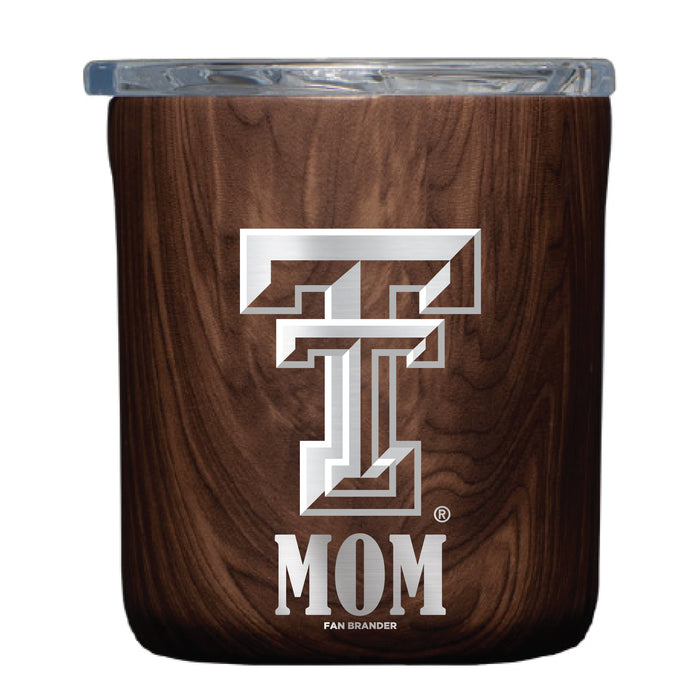 Corkcicle Insulated Buzz Cup Texas Tech Red Raiders Mom Primary Logo