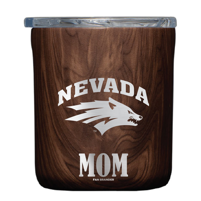 Corkcicle Insulated Buzz Cup Nevada Wolf Pack Mom Primary Logo