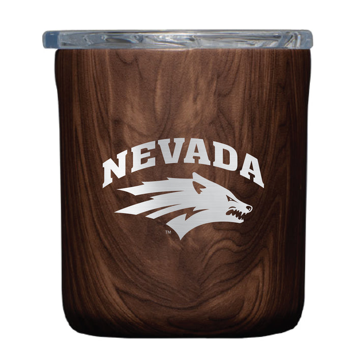 Corkcicle Insulated Buzz Cup Nevada Wolf Pack Primary Logo