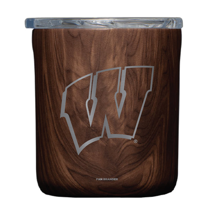 Corkcicle Insulated Buzz Cup Wisconsin Badgers Primary Logo