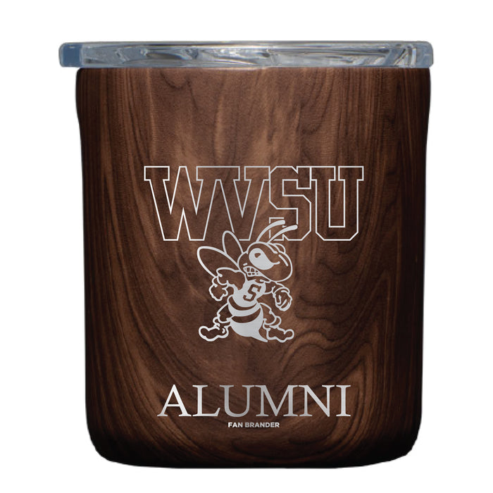 Corkcicle Insulated Buzz Cup West Virginia State Univ Yellow Jackets Alumni Primary Logo