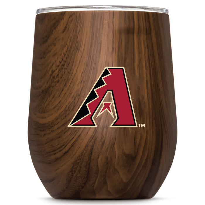 Corkcicle Stemless Wine Glass with Arizona Diamondbacks Primary Logo