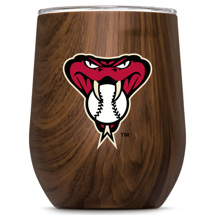 Corkcicle Stemless Wine Glass with Arizona Diamondbacks Secondary Logo