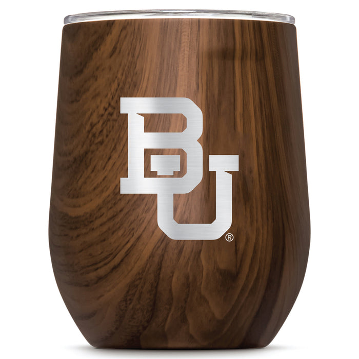 Corkcicle Stemless Wine Glass with Baylor Bears Primary Logo