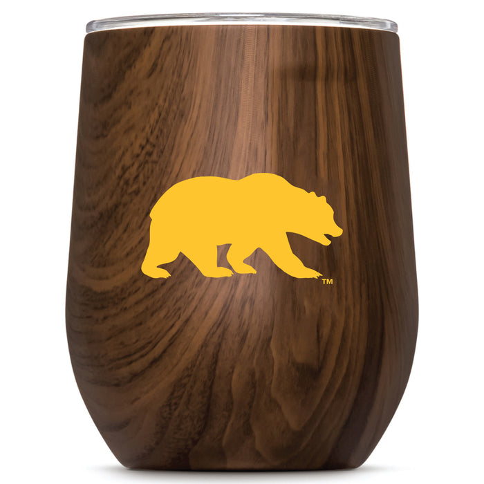 Corkcicle Stemless Wine Glass with California Bears Secondary Logo