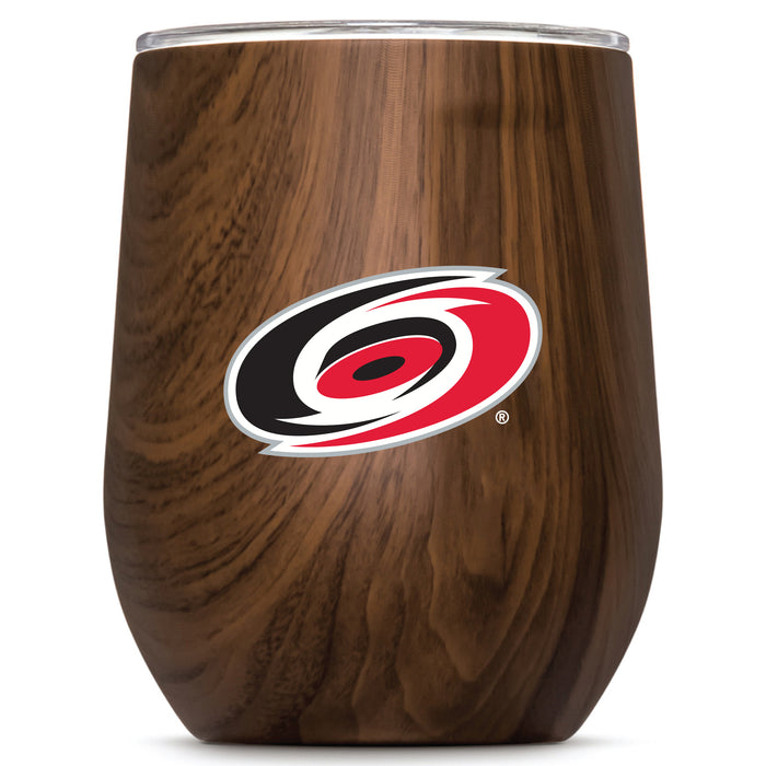 Corkcicle Stemless Wine Glass with Carolina Hurricanes Primary Logo