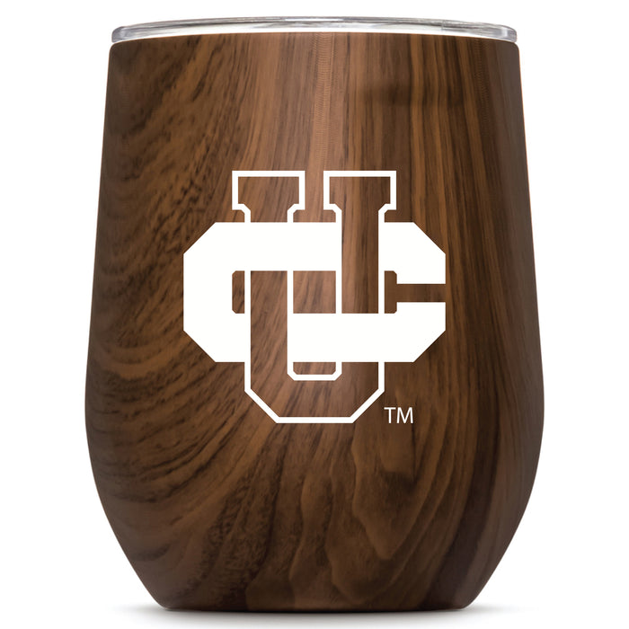 Corkcicle Stemless Wine Glass with Chapman Univ Panthers Secondary Logo