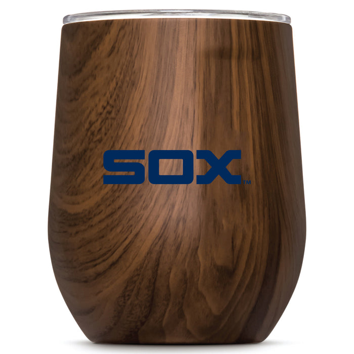 Corkcicle Stemless Wine Glass with Chicago White Sox Secondary Logo
