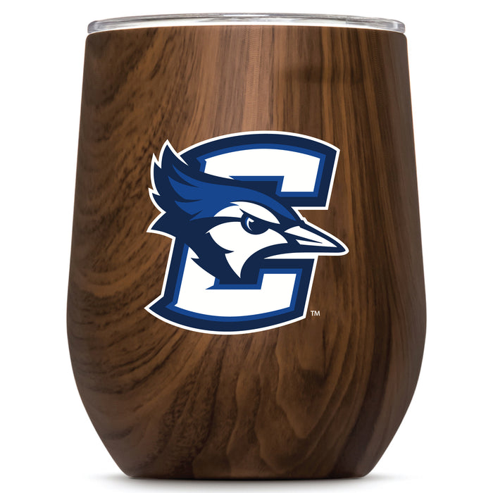 Corkcicle Stemless Wine Glass with Creighton University Bluejays Primary Logo