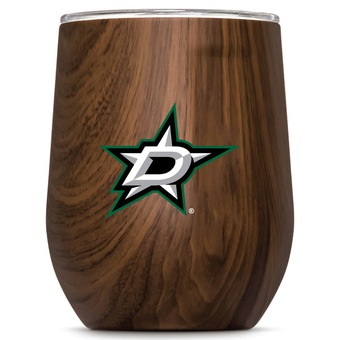 Corkcicle Stemless Wine Glass with Dallas Stars Primary Logo
