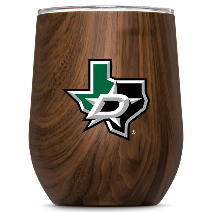 Corkcicle Stemless Wine Glass with Dallas Stars Secondary Logo