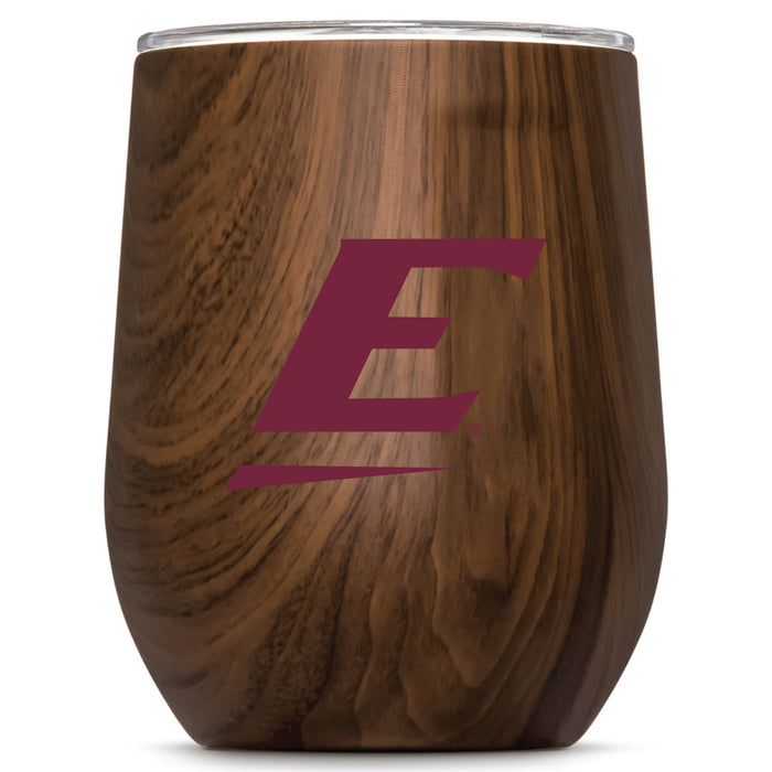 Corkcicle Stemless Wine Glass with Eastern Kentucky Colonels Secondary Logo