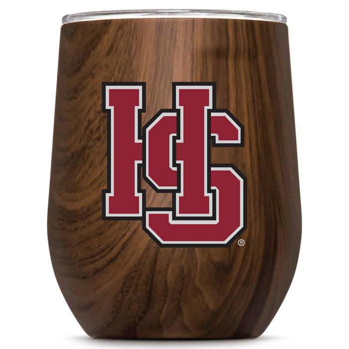 Corkcicle Stemless Wine Glass with Hampden Sydney Primary Logo