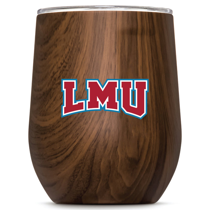 Corkcicle Stemless Wine Glass with Loyola Marymount University Lions Primary Logo