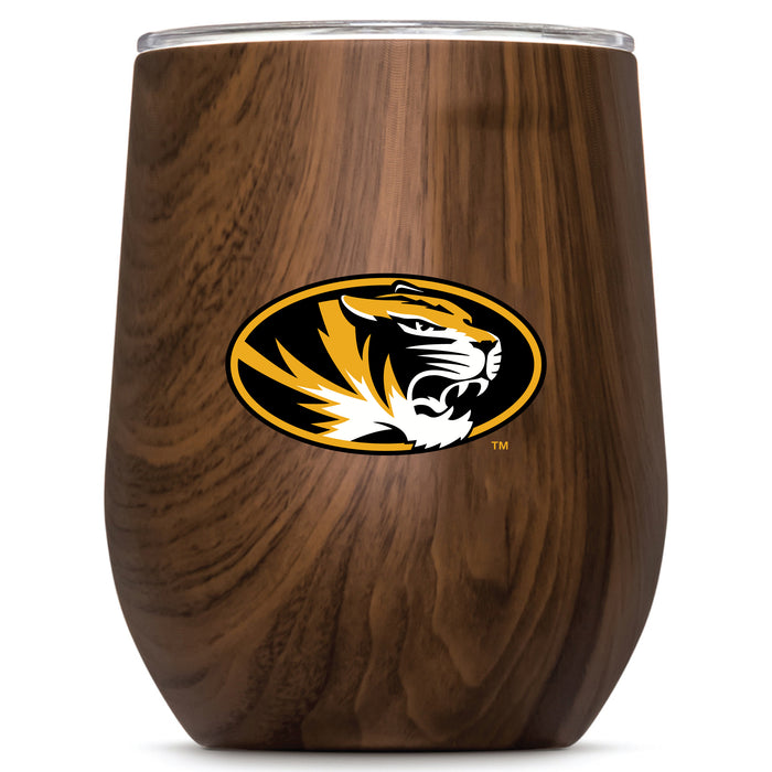 Corkcicle Stemless Wine Glass with Missouri Tigers Primary Logo