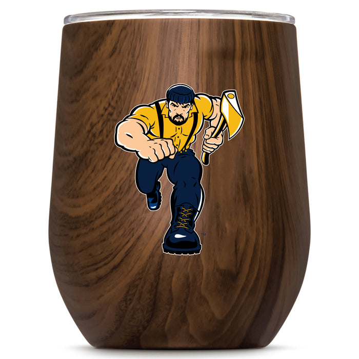 Corkcicle Stemless Wine Glass with Northern Arizona Lumberjacks Secondary Logo