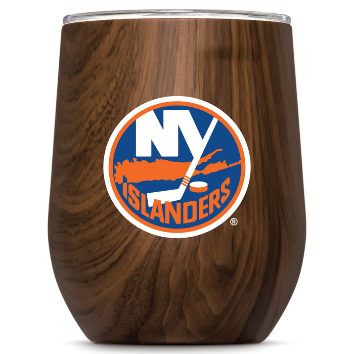 Corkcicle Stemless Wine Glass with New York Islanders Primary Logo