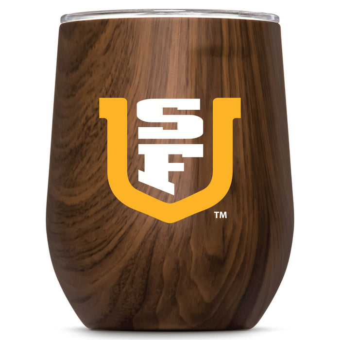 Corkcicle Stemless Wine Glass with San Francisco Dons Secondary Logo