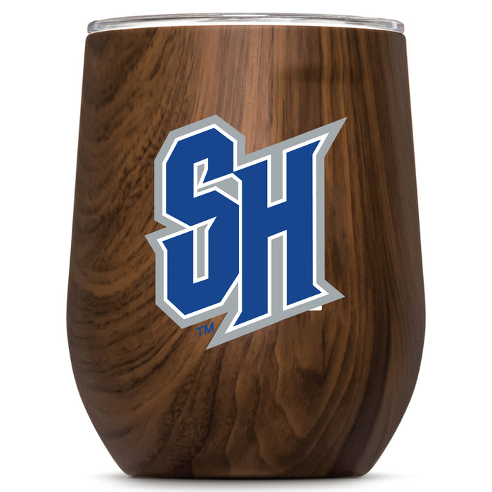 Corkcicle Stemless Wine Glass with Seton Hall Pirates Secondary Logo