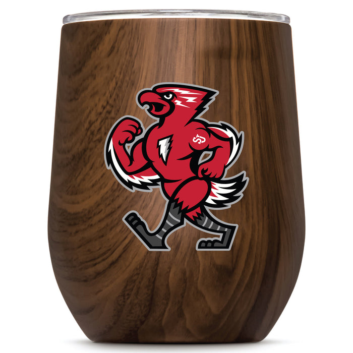 Corkcicle Stemless Wine Glass with St. John's Red Storm Secondary Logo