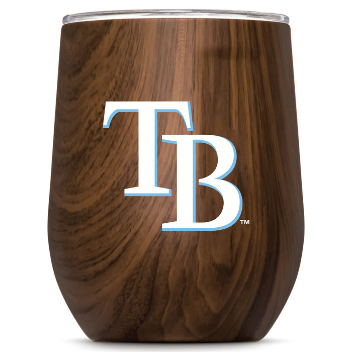 Corkcicle Stemless Wine Glass with Tampa Bay Rays Secondary Logo