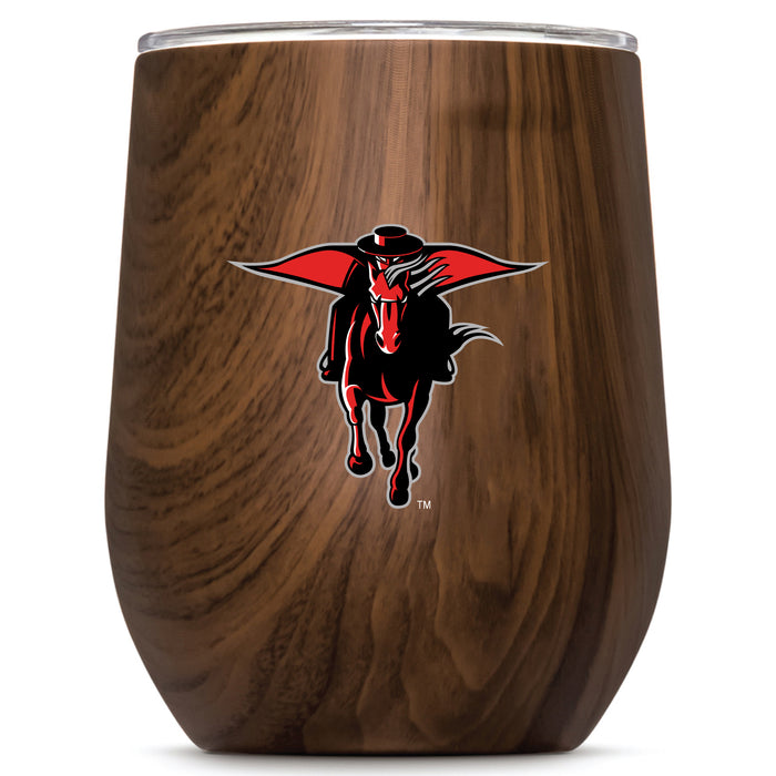 Corkcicle Stemless Wine Glass with Texas Tech Red Raiders Secondary Logo