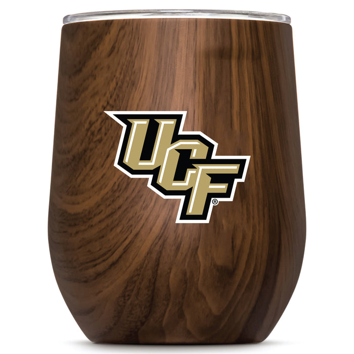 Corkcicle Stemless Wine Glass with UCF Knights Primary Logo