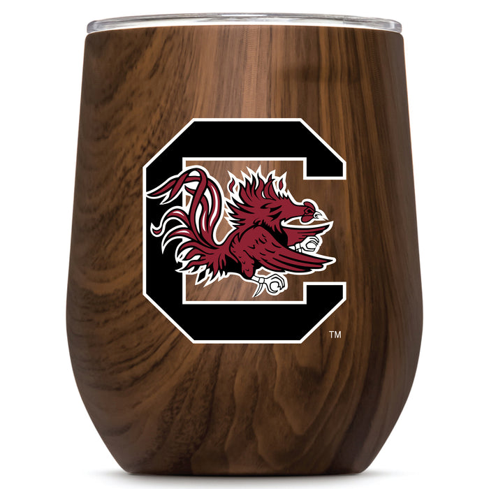 Corkcicle Stemless Wine Glass with South Carolina Gamecocks Primary Logo