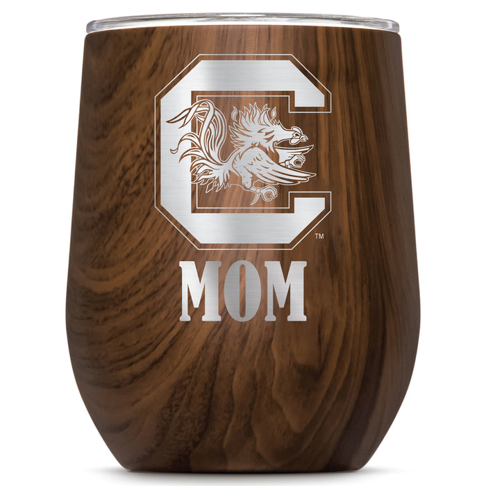 Corkcicle Stemless Wine Glass with South Carolina Gamecocks Mom Primary Logo