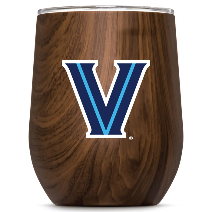 Corkcicle Stemless Wine Glass with Villanova University Primary Logo