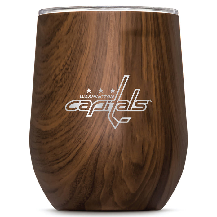 Corkcicle Stemless Wine Glass with Washington Capitals Primary Logo