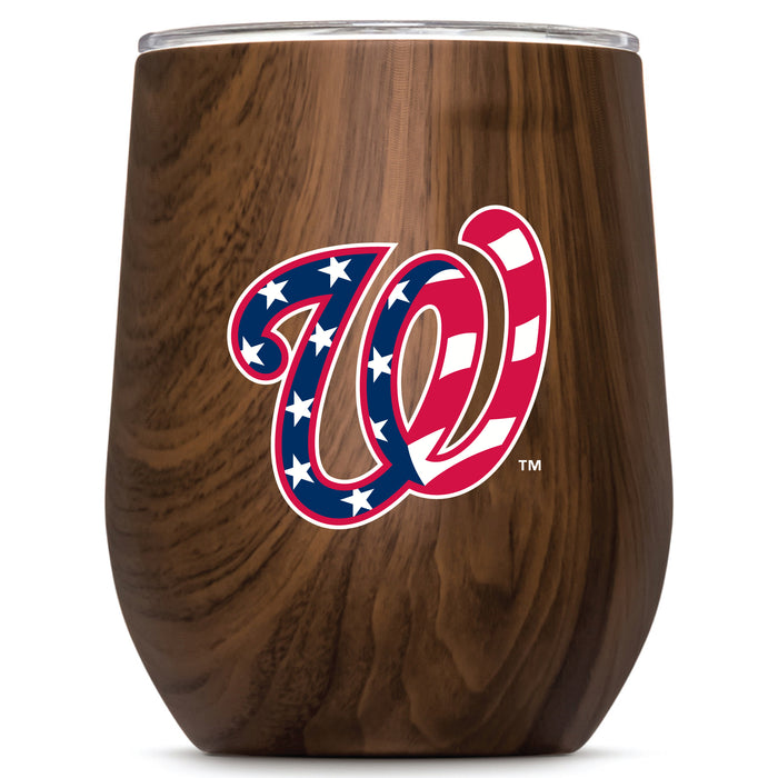 Corkcicle Stemless Wine Glass with Washington Nationals Secondary Logo