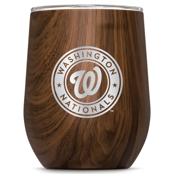 Corkcicle Stemless Wine Glass with Washington Nationals Primary Logo