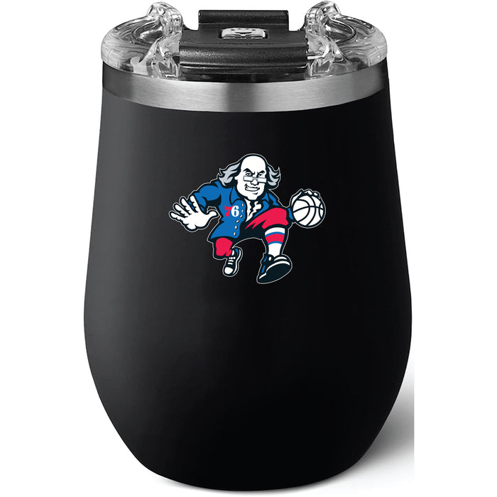 Brumate Uncorkd XL Wine Tumbler with Philadelphia 76ers Secondary Logo