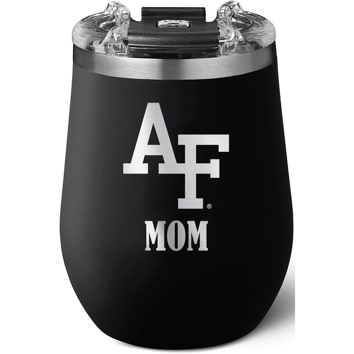 Brumate Uncorkd XL Wine Tumbler with Airforce Falcons Mom Primary Logo