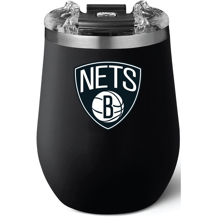 Brumate Uncorkd XL Wine Tumbler with Brooklyn Nets Primary Logo