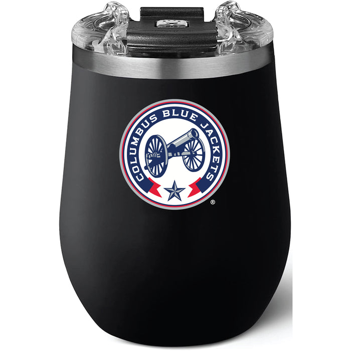 Brumate Uncorkd XL Wine Tumbler with Columbus Blue Jackets Secondary Logo