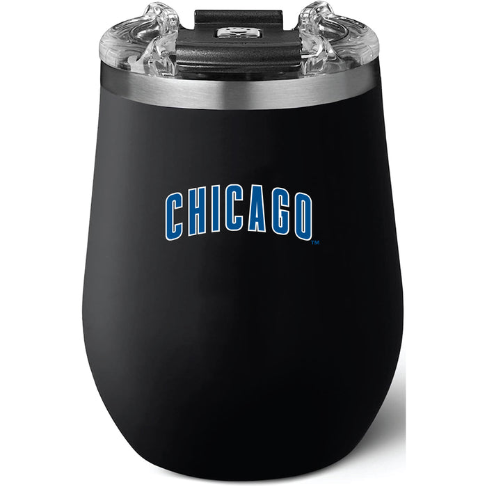 Brumate Uncorkd XL Wine Tumbler with Chicago Cubs Wordmark Logo