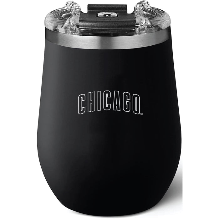 Brumate Uncorkd XL Wine Tumbler with Chicago Cubs Wordmark Logo