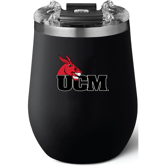 Brumate Uncorkd XL Wine Tumbler with Central Missouri Mules Primary Logo