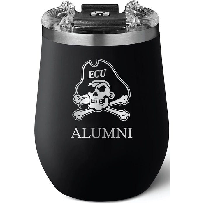 Brumate Uncorkd XL Wine Tumbler with East Carolina Pirates Alumni Primary Logo