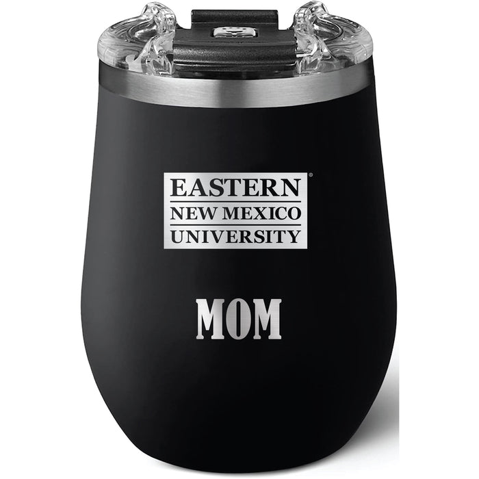 Brumate Uncorkd XL Wine Tumbler with Eastern New Mexico Greyhounds Mom Primary Logo