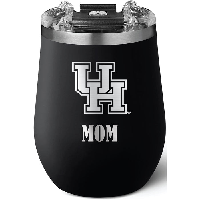Brumate Uncorkd XL Wine Tumbler with Houston Cougars Mom Primary Logo