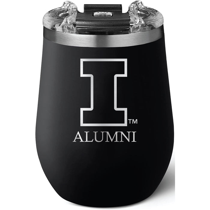 Brumate Uncorkd XL Wine Tumbler with Illinois Fighting Illini Alumni Primary Logo
