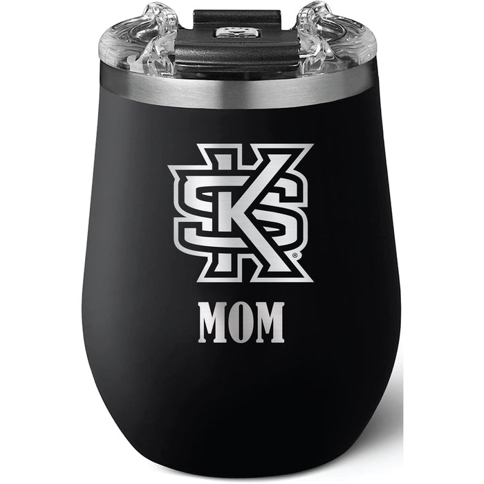Brumate Uncorkd XL Wine Tumbler with Kennesaw State Owls Mom Primary Logo