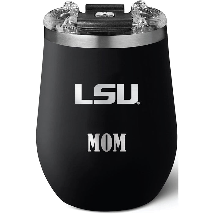 Brumate Uncorkd XL Wine Tumbler with LSU Tigers Mom Primary Logo