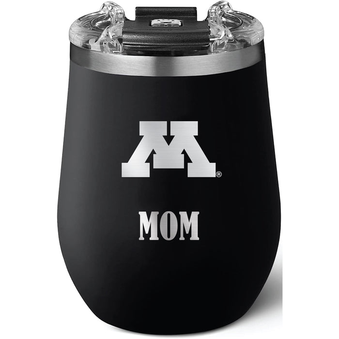 Brumate Uncorkd XL Wine Tumbler with Minnesota Golden Gophers Mom Primary Logo